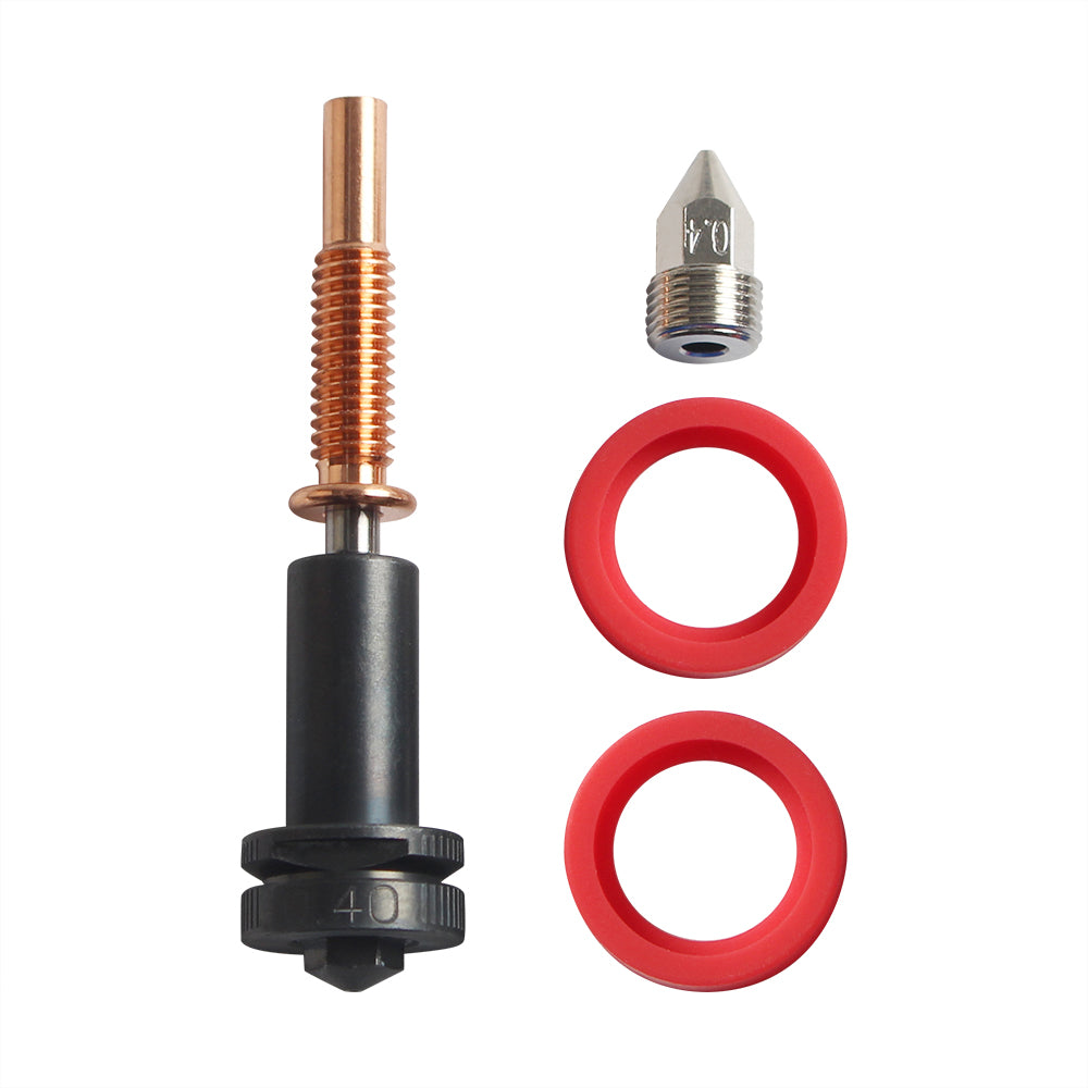 Upgraded High Flow 0.4mm/0.6mm Nozzles Hardened Steel/Copper/Titanium /TC4 Material For REVO Hotends