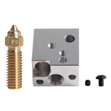 For SV07 Extruder Hotend Heating Block Kit High Quality Brass Nozzle High Temperature Resistant Kit For Sovol SV07 3D Printer