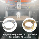 FYSETC LED Strip Lights Upgrade Brightness Led Light Strip For Creality K1 Max/K1 3D Printer Accessories