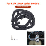 For Creality K1 K1max Open Drag Chain Bridge Type 6x10mm Cable Carrier with Printparts For K1 K1max 3D Printer