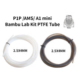 FYSETC Teflonto Pipe Bowden Extruder 1.75mm Filament ID2.5mm OD4mm PTFE Tube For Bambu Lab P1P AMS A1 mini 3D Printer