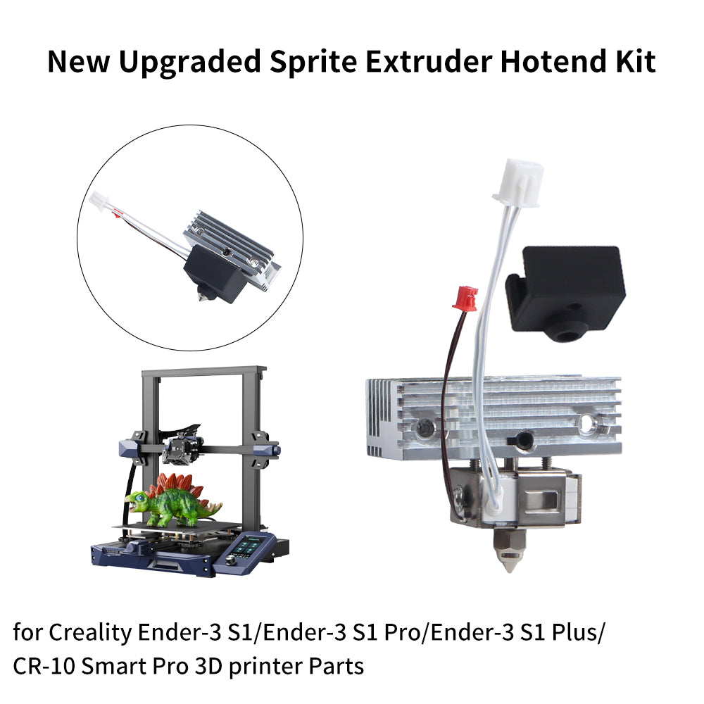 For Creality Upgraded Sprite Extruder Hotend for Creality Ender-3 S1/Ender-3 S1 Pro/Ender-3 S1 Plus/CR-10 3D Printers