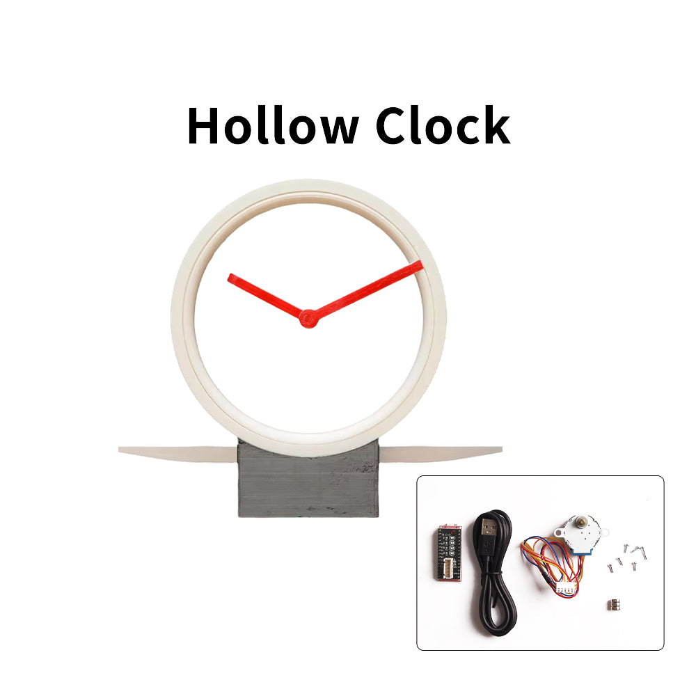 FYSETC 3D Printer Accessories Hollow Clock Kit 3D Printing Models Kit for 3D Printers