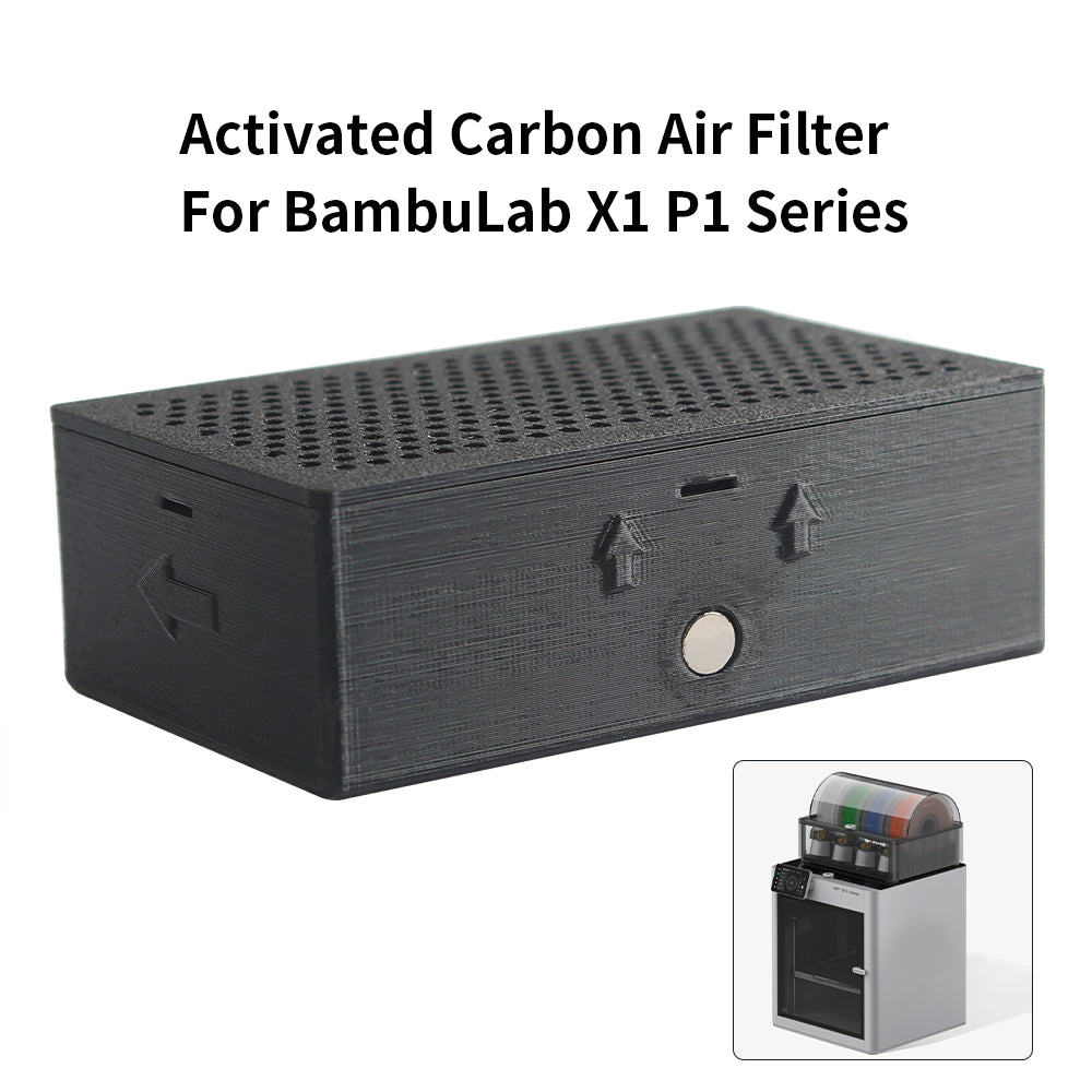 FYSETC 2PCS Bambu Activated Carbon Air Filter Air Purification Activated Carbon Air Filter Core For BambuLab X1 P1 Series 3d Printer Parts