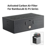 FYSETC 2PCS Bambu Activated Carbon Air Filter Air Purification Activated Carbon Air Filter Core For BambuLab X1 P1 Series 3d Printer Parts