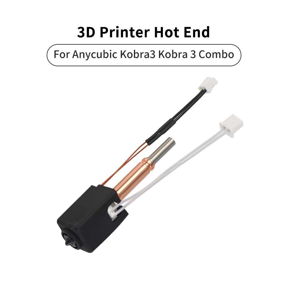 For Anycubic Kobra 3 Combo Upgraded Hotend High Temperature Resistant and Durable with 0.4mm Hardened steel nozzle for Kobra 3