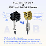 For Bambu Lab A1/A1 Mini Upgraded Hotend Kit High Temperature Resistance Supports Fast Printing 3D Printer Part for Bambu Lab A1