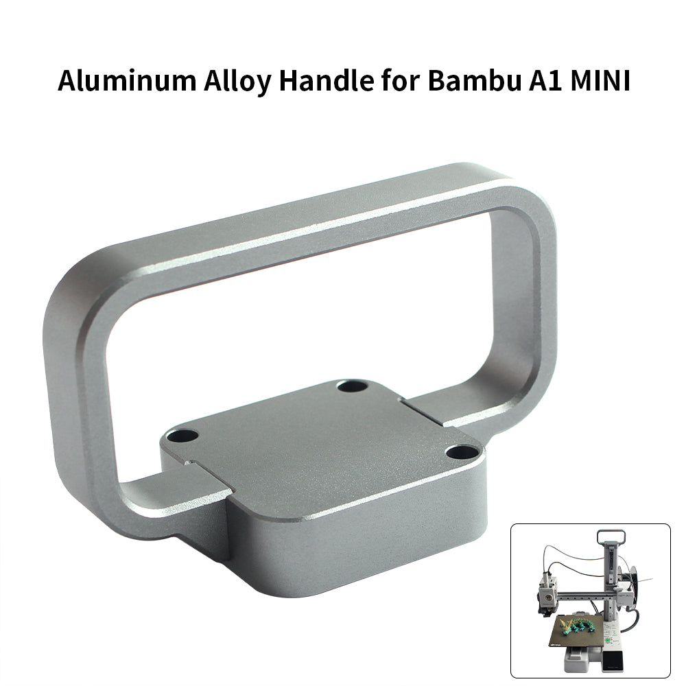 FYSETC Metal Handle For Bambu A1 Mini CNC AL6061 Material Removeable Handle Kit For Bambu Lab A1 MINI 3D Printer