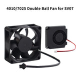 For Sovol SV07 3D Printer 4010/7025 Double Ball Cooling Fan DC 24V Dual Ball Bearing Brushless Fan for SV07 3D Printer