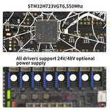 FYSETC Spider V3.0 H7 32 Bit MotherBoard Drive STM32H723VGT6 550Mhz High Voltage Driver High Speed For Voron Kit