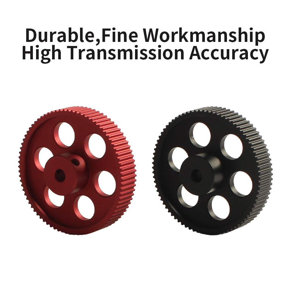 FYSETC 2GT Pulley 80 Teeth Timing Belt Pulley Synchronous Wheel For Width 9/10mm Belt Voron 2.4 3D Printer