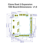 FYSETC Clone Duet 3 Expansion Board 1XD A CAN-FD Connected Expansion Board for the Duet 3 Mainboard 3D Printer Accessories