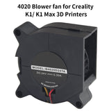 3D Printer Fan 3010 Axial Fan and 4020 Blower Fan and 6015 Hydraulic Fan 24V For Creality K1/K1 Max 3D Printer