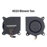 3D Printer Fan 3010 Axial Fan and 4020 Blower Fan and 6015 Hydraulic Fan 24V For Creality K1/K1 Max 3D Printer