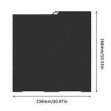 FYSETC Double Sided Textured PEI Build Plate 256X268MM PEI Sheet For Anycubic Kobra 3/Combo/ACE Pro Flexible Spring Steel Build Plate 3D Printer Accessories