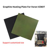 FYSETC Graphite Build Plate Low Thermal Expansion and High Conductivity Heat PTFE Coating Bed 3d Printer Parts for Voron & VzBot