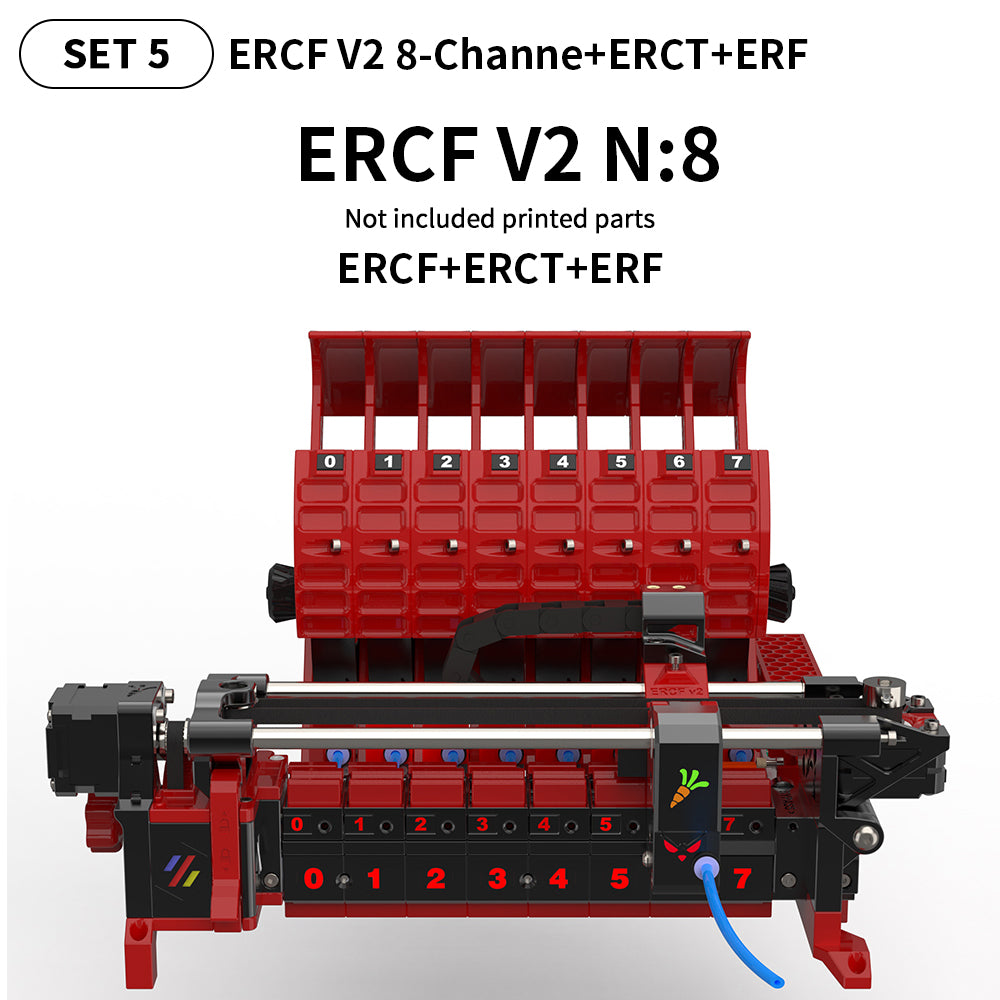 FYSETC VORON 2.4/Trident Rabbit ERCF V2 Multi-color 8 /12 Color Kits 2.0 Enraged Upgrade Kits Multi Material MMU For Klipper 3D Printer