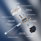 For Creality Upgraded Sprite Extruder Hotend for Creality Ender-3 S1/Ender-3 S1 Pro/Ender-3 S1 Plus/CR-10 3D Printers