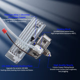 For Creality Upgraded Sprite Extruder Hotend for Creality Ender-3 S1/Ender-3 S1 Pro/Ender-3 S1 Plus/CR-10 3D Printers