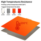 3D Printer Steel Sheet PEl Honeycomb Sheet PEI Build Plate For Bambu Lab Kit and Creality Series