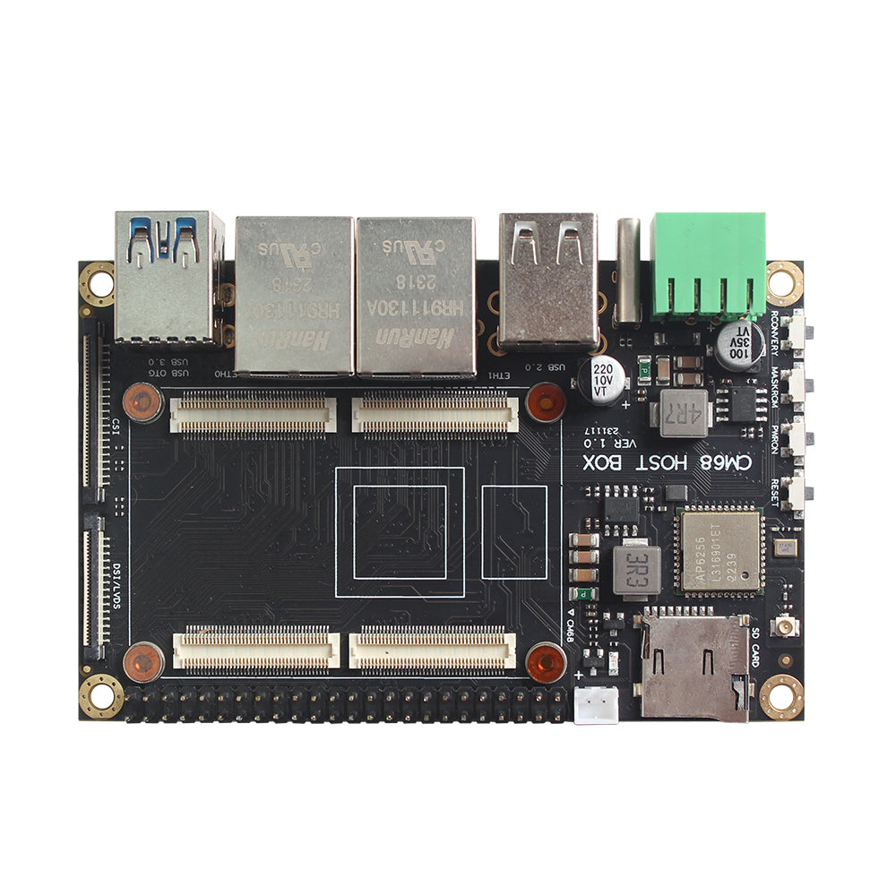 FYSETC CM68 Host BOX Board 9-24V Power Input 5.8G/2.4G dual band WiFi Support Debian 10 For Klipper 3D Printer DIY