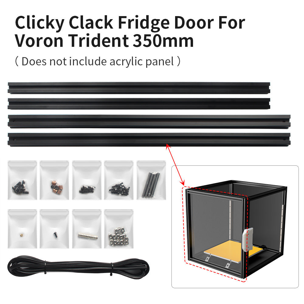 FYSETC Clicky-Clack Fridge Door For Voron 2.4/Trident 350mm