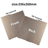 FYSETC Double Sided Textured PEI Build Plate 256X268MM PEI Sheet For Anycubic Kobra 3/Combo/ACE Pro Flexible Spring Steel Build Plate 3D Printer Accessories