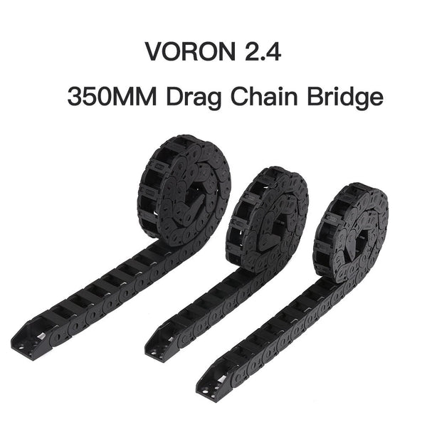 open Drag Chain bridge type 7x7 10x10 10x15 10x20 15x20 18x18 L1m Cable  Carrier with Ends for CNC 3D printer Voron Trident 2.4